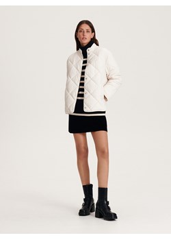 Reserved - Pikowana kurtka - złamana biel ze sklepu Reserved w kategorii Kurtki damskie - zdjęcie 163900421