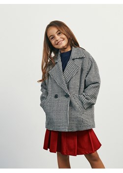 Reserved - Ocieplany płaszcz w pepitkę - wielobarwny ze sklepu Reserved w kategorii Płaszcze dziewczęce - zdjęcie 163900533