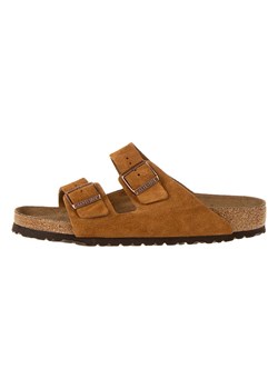 Birkenstock Skórzane klapki &quot;Arizona&quot; w kolorze jasnobrązowym ze sklepu Limango Polska w kategorii Klapki męskie - zdjęcie 163921490