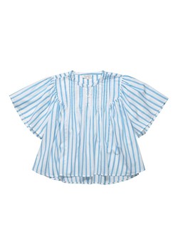 Marc O&apos;Polo Junior Bluzka w kolorze błękitno-białym ze sklepu Limango Polska w kategorii Bluzki dziewczęce - zdjęcie 163931524