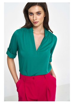 Nife Bluzka w kolorze zielonym ze sklepu Limango Polska w kategorii Bluzki damskie - zdjęcie 163931844