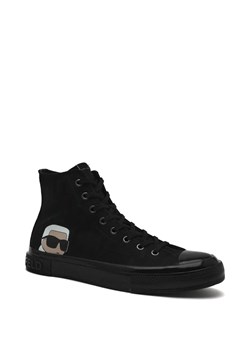 Karl Lagerfeld Trampki KAMPUS III Karl NFT Hi Lace | z dodatkiem skóry ze sklepu Gomez Fashion Store w kategorii Trampki męskie - zdjęcie 163934443