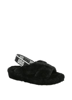 UGG Ocieplane obuwie domowe Fab Yeah Slide | z dodatkiem skóry ze sklepu Gomez Fashion Store w kategorii Kapcie damskie - zdjęcie 163934851