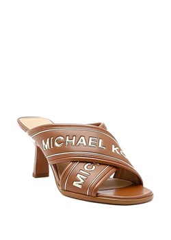 Michael Kors Klapki GIDEON MULE | z dodatkiem skóry ze sklepu Gomez Fashion Store w kategorii Klapki damskie - zdjęcie 163934890