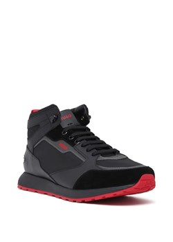 HUGO Sneakersy Icelin Hito | z dodatkiem skóry ze sklepu Gomez Fashion Store w kategorii Buty sportowe męskie - zdjęcie 163934942