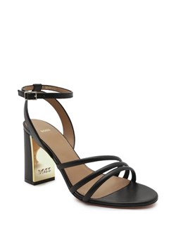 BOSS BLACK Skórzane sandały na słupku Mandy Ch. ze sklepu Gomez Fashion Store w kategorii Sandały damskie - zdjęcie 163935371