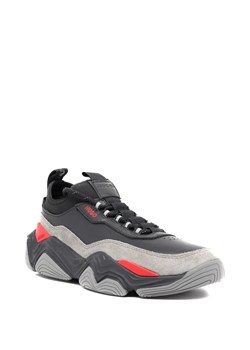 HUGO Sneakersy Quake | z dodatkiem skóry ze sklepu Gomez Fashion Store w kategorii Buty sportowe męskie - zdjęcie 163936293