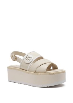 Liu Jo Sandały ABA 20 - SANDAL FLAT FORM | z dodatkiem skóry ze sklepu Gomez Fashion Store w kategorii Sandały damskie - zdjęcie 163936794