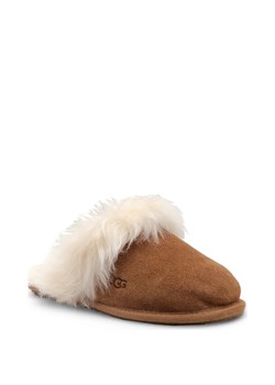 UGG Skórzane obuwie domowe SCUFF SIS | z dodatkiem wełny ze sklepu Gomez Fashion Store w kategorii Kapcie damskie - zdjęcie 163939700