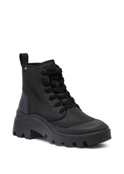 TORY BURCH Botki Camp Sneaker Boot | z dodatkiem skóry ze sklepu Gomez Fashion Store w kategorii Workery damskie - zdjęcie 163941202