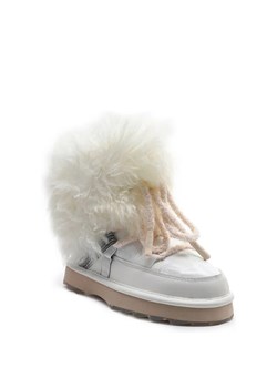 EMU Australia Skórzane śniegowce Blurred Glossy | z dodatkiem wełny ze sklepu Gomez Fashion Store w kategorii Śniegowce damskie - zdjęcie 163942643