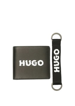 HUGO Skórzany portfel + brelok GBHM_4 ze sklepu Gomez Fashion Store w kategorii Portfele męskie - zdjęcie 163942724