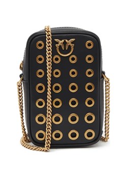 Pinko Skórzana torebka na telefon PHONE CASE VITELLO SETA + VELE ze sklepu Gomez Fashion Store w kategorii Kopertówki - zdjęcie 163944353
