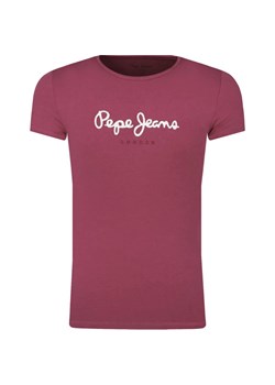 Pepe Jeans London T-shirt HANA GLITTER | Regular Fit ze sklepu Gomez Fashion Store w kategorii Bluzki dziewczęce - zdjęcie 163945361