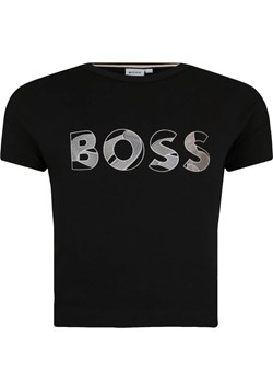 BOSS Kidswear T-shirt | Regular Fit ze sklepu Gomez Fashion Store w kategorii Bluzki dziewczęce - zdjęcie 163945741