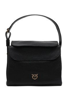 Pinko Skórzana torebka na ramię LEAF HOBO CLASSIC VITELLO BOTT ze sklepu Gomez Fashion Store w kategorii Torby Shopper bag - zdjęcie 163947460
