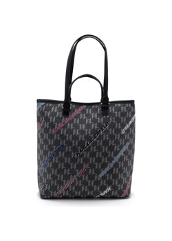 Karl Lagerfeld Shopperka K/MONOGRAM DNM | z dodatkiem skóry ze sklepu Gomez Fashion Store w kategorii Torby Shopper bag - zdjęcie 163948050