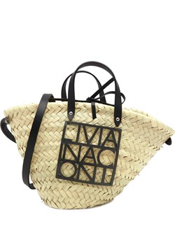 Liviana Conti Shopperka MINI | z dodatkiem skóry ze sklepu Gomez Fashion Store w kategorii Torby Shopper bag - zdjęcie 163948123