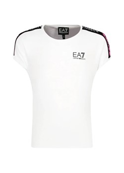 EA7 T-shirt | Regular Fit ze sklepu Gomez Fashion Store w kategorii Bluzki dziewczęce - zdjęcie 163949224