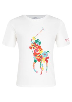 POLO RALPH LAUREN T-shirt | Regular Fit ze sklepu Gomez Fashion Store w kategorii Bluzki dziewczęce - zdjęcie 163949331
