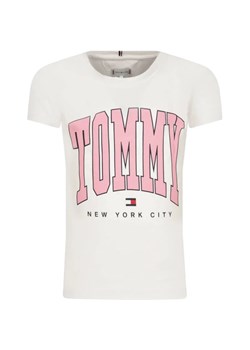 Tommy Hilfiger T-shirt | Regular Fit ze sklepu Gomez Fashion Store w kategorii Bluzki dziewczęce - zdjęcie 163949334