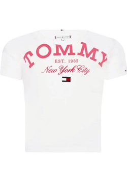 Tommy Hilfiger T-shirt | Regular Fit ze sklepu Gomez Fashion Store w kategorii Bluzki dziewczęce - zdjęcie 163949370