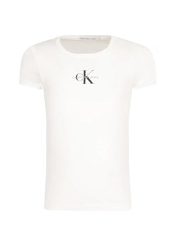 CALVIN KLEIN JEANS T-shirt | Regular Fit ze sklepu Gomez Fashion Store w kategorii Bluzki dziewczęce - zdjęcie 163949482