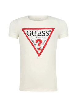 Guess T-shirt | Regular Fit ze sklepu Gomez Fashion Store w kategorii Bluzki dziewczęce - zdjęcie 163949502
