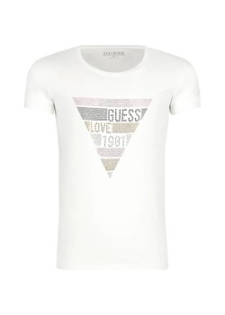 Guess T-shirt | Regular Fit ze sklepu Gomez Fashion Store w kategorii Bluzki dziewczęce - zdjęcie 163949532