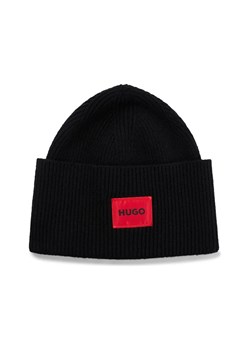 HUGO Wełniana czapka Xaff 6 ze sklepu Gomez Fashion Store w kategorii Czapki zimowe męskie - zdjęcie 163951554