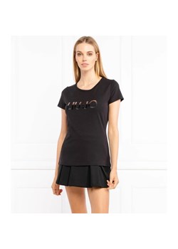 Liu Jo Sport T-shirt | Regular Fit ze sklepu Gomez Fashion Store w kategorii Bluzki damskie - zdjęcie 163954490