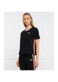 EA7 T-shirt | Cropped Fit ze sklepu Gomez Fashion Store w kategorii Bluzki damskie - zdjęcie 163954574