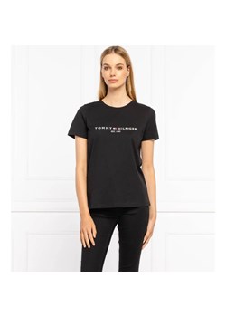 Tommy Hilfiger T-shirt | Regular Fit ze sklepu Gomez Fashion Store w kategorii Bluzki damskie - zdjęcie 163954703