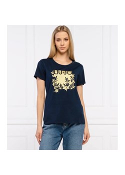 Liu Jo Sport T-shirt | Regular Fit ze sklepu Gomez Fashion Store w kategorii Bluzki damskie - zdjęcie 163954804