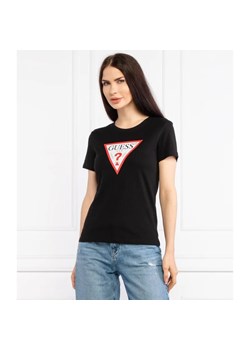 GUESS T-shirt ORIGINAL | Regular Fit ze sklepu Gomez Fashion Store w kategorii Bluzki damskie - zdjęcie 163954884
