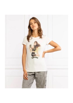 Twinset U&B T-shirt | Regular Fit ze sklepu Gomez Fashion Store w kategorii Bluzki damskie - zdjęcie 163954952