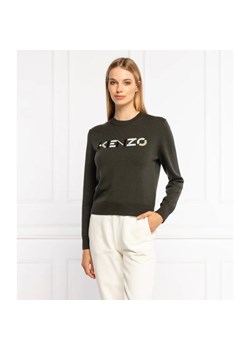 Kenzo Wełniany sweter | Regular Fit ze sklepu Gomez Fashion Store w kategorii Swetry damskie - zdjęcie 163955210
