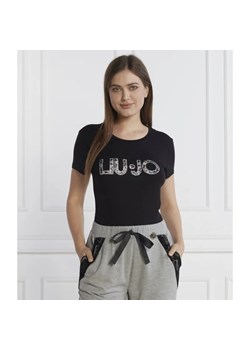 Liu Jo Rose T-shirt | Slim Fit ze sklepu Gomez Fashion Store w kategorii Bluzki damskie - zdjęcie 163956090