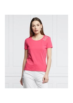 EA7 T-shirt | Regular Fit ze sklepu Gomez Fashion Store w kategorii Bluzki damskie - zdjęcie 163956821
