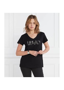 Liu Jo Sport T-shirt | Regular Fit ze sklepu Gomez Fashion Store w kategorii Bluzki damskie - zdjęcie 163956964