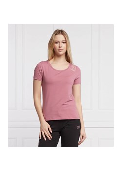 EA7 T-shirt | Regular Fit ze sklepu Gomez Fashion Store w kategorii Bluzki damskie - zdjęcie 163956982