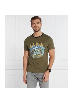 GUESS T-shirt SS CN MULTI LOGO | Slim Fit ze sklepu Gomez Fashion Store w kategorii T-shirty męskie - zdjęcie 163957233