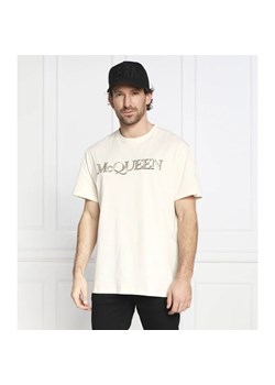 Alexander McQueen T-shirt LOGO EMB | Regular Fit ze sklepu Gomez Fashion Store w kategorii T-shirty męskie - zdjęcie 163957293