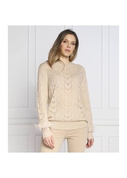 Twinset U&B Sweter | Regular Fit | z dodatkiem wełny ze sklepu Gomez Fashion Store w kategorii Swetry damskie - zdjęcie 163957323