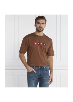 HUGO T-shirt Doober | Regular Fit ze sklepu Gomez Fashion Store w kategorii T-shirty męskie - zdjęcie 163957553