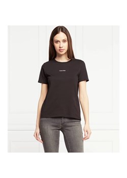 Calvin Klein T-shirt | Regular Fit ze sklepu Gomez Fashion Store w kategorii Bluzki damskie - zdjęcie 163958001