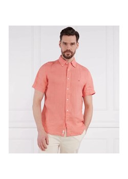 Tommy Hilfiger Lniana koszula PIGMENT DYED LINEN RF SHIRT S/S | Regular Fit ze sklepu Gomez Fashion Store w kategorii Koszule męskie - zdjęcie 163958111