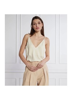 Calvin Klein Satynowy top | Regular Fit ze sklepu Gomez Fashion Store w kategorii Bluzki damskie - zdjęcie 163958180