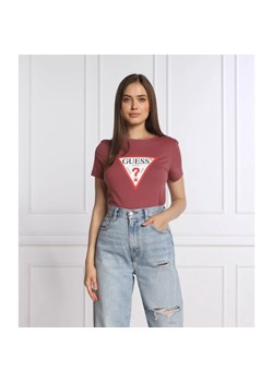 GUESS T-shirt ORIGINAL | Regular Fit ze sklepu Gomez Fashion Store w kategorii Bluzki damskie - zdjęcie 163958533