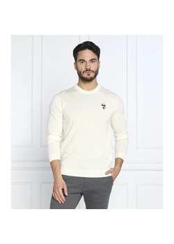 Karl Lagerfeld Wełniany sweter | Regular Fit ze sklepu Gomez Fashion Store w kategorii Swetry męskie - zdjęcie 163958584